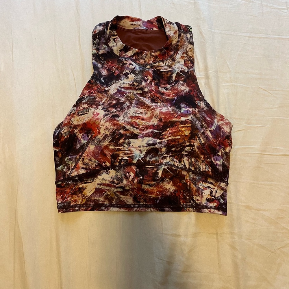 Lululemon Everlux and Mesh Cropped Tank